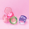 anillo de corazón de flor redonda