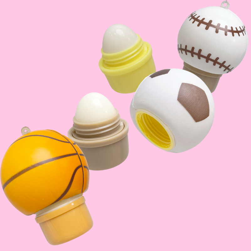 Bálsamo labial de pelota deportiva