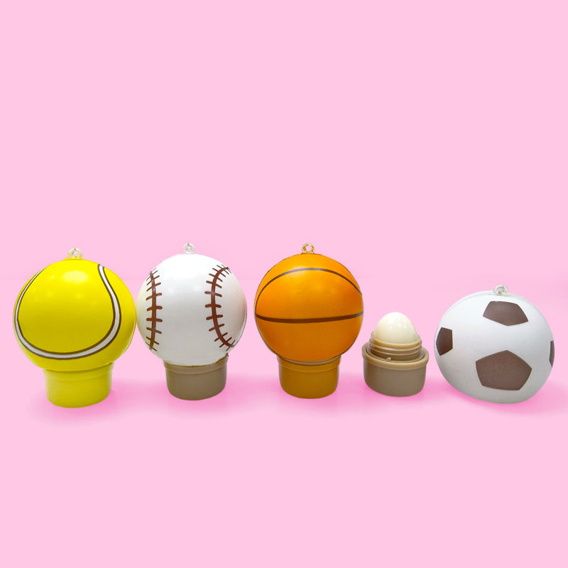 Bálsamo labial de pelota deportiva