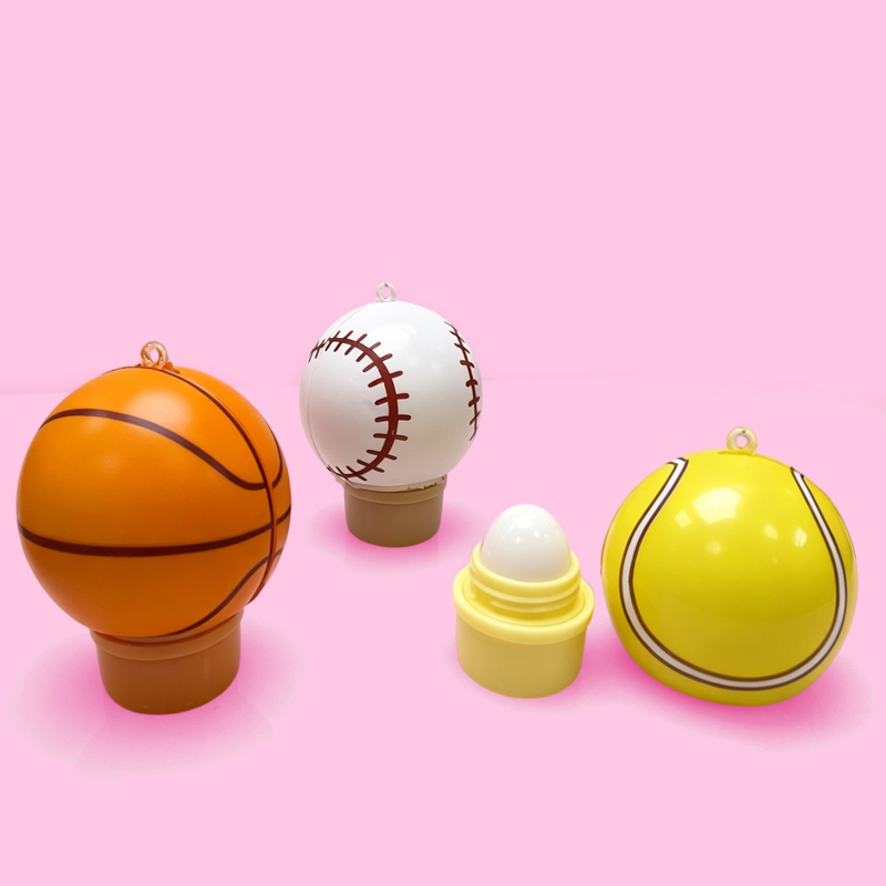 Bálsamo labial de pelota deportiva