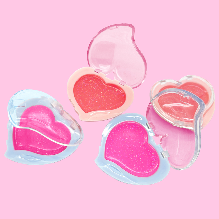  Esmalte de labios de gelatina en forma de corazón waigou01