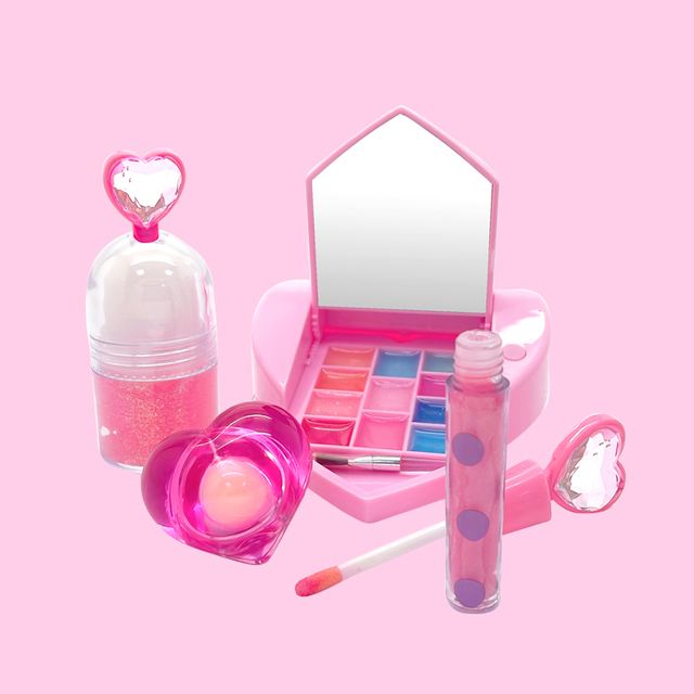 Set infantil Pink Heart Lip Glaze Serie c2131+c2046+c5488