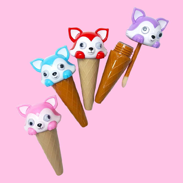 Lindo Modelo de brillo de labios con brillo de zorro: C1099-3