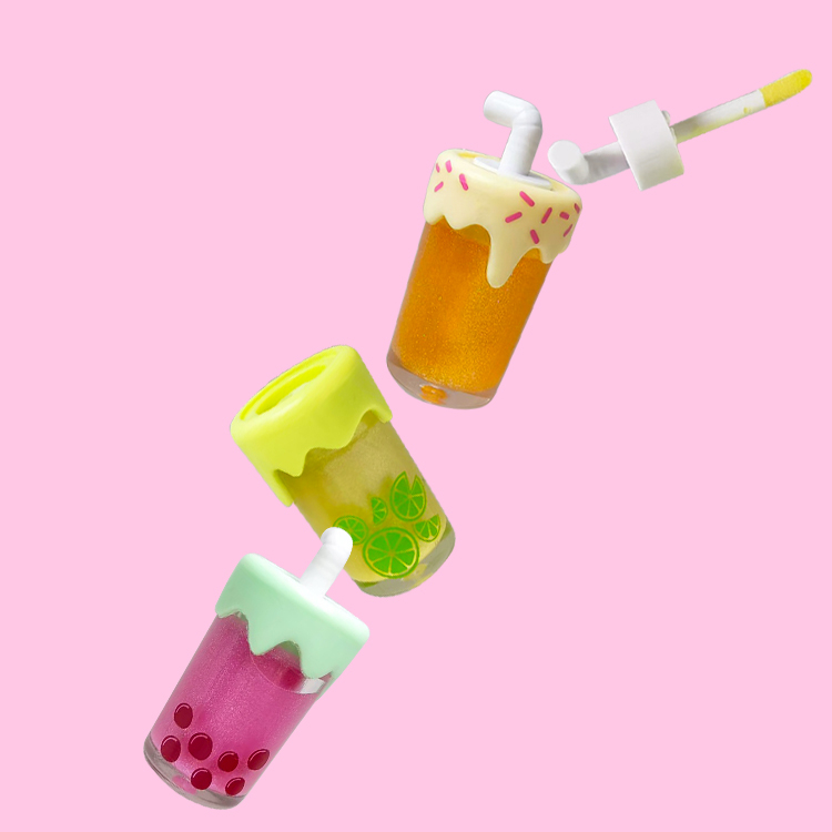 Brillo de labios redondo pajizo modelo: C2168 