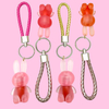 Cadena de llave Rabbit Animal Shape Lip GlossC2160-1