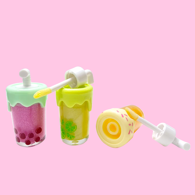 Brillo de labios redondo pajizo modelo: C2168 