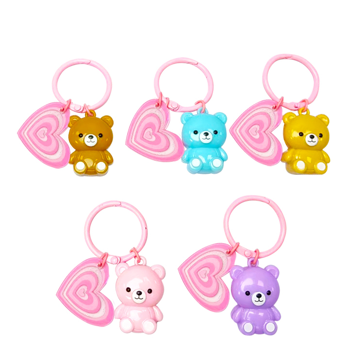 Lindo mini colgante de oso con brillo de labios Modelo: C1228 