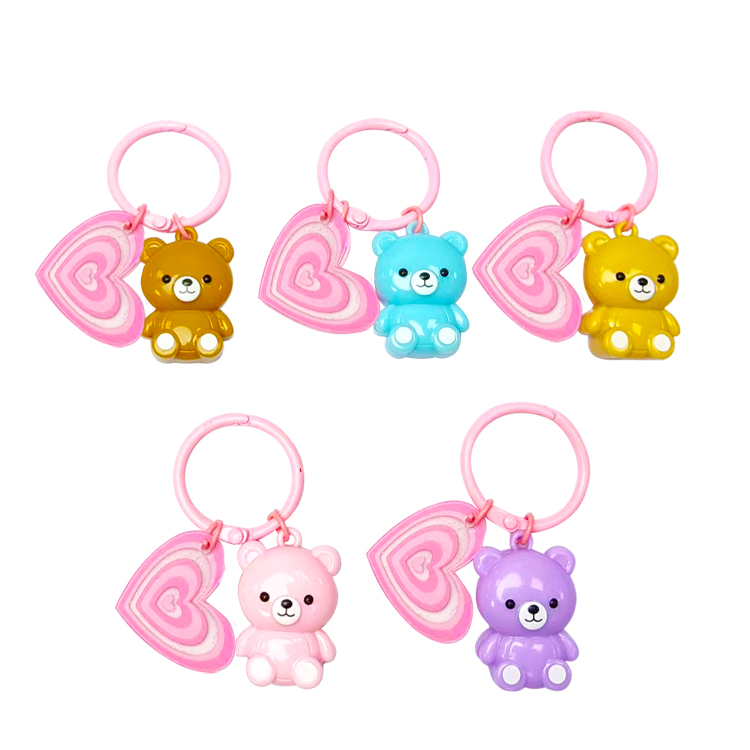 Lindo mini colgante de oso con brillo de labios Modelo: C1228 