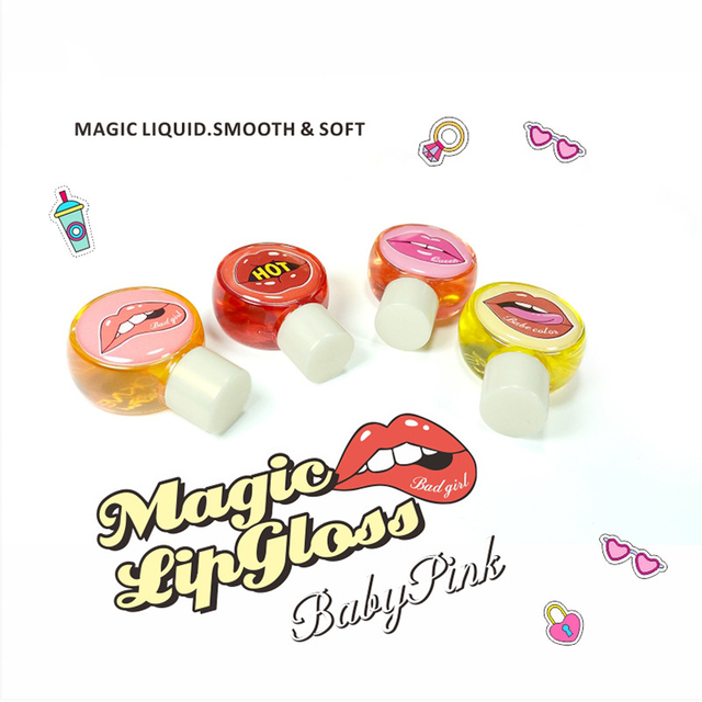 Aceite labial de cuatro colores que cambia la temperatura LK42L