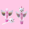 Unicornio hidratante lindo bálsamo labial colorido C2150-3 con alas