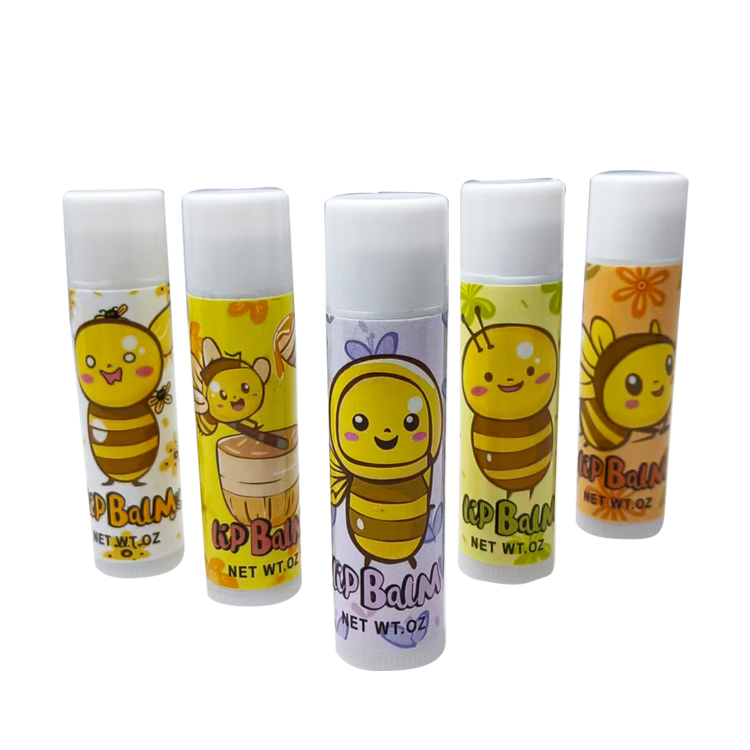 Honey Chapstick hidrata el bálsamo de labios colorido 5pcs/Set Model C2131