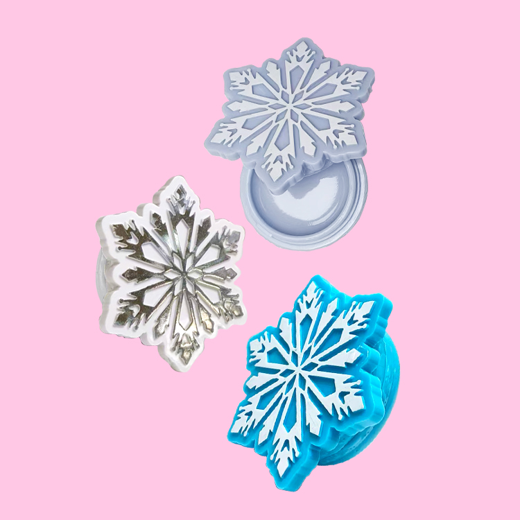 Lindos copos de nieve con brillante modelo de brillo de labios: C1161-8