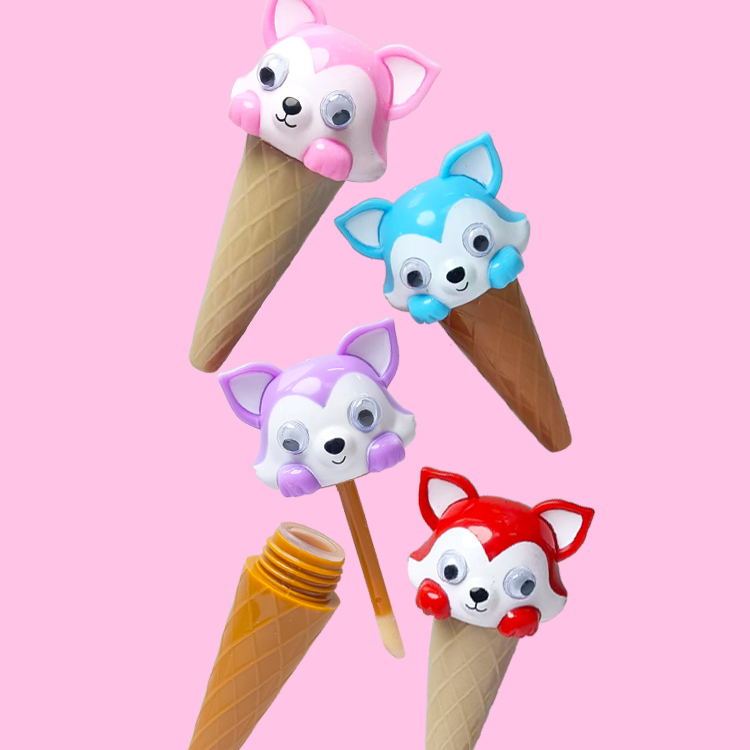 Lindo Modelo de brillo de labios con brillo de zorro: C1099-3