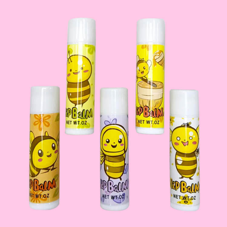 Honey Chapstick hidrata el bálsamo de labios colorido 5pcs/Set Model C2131