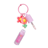 Cadena de llave rosa Color de labios hidratante insidioso