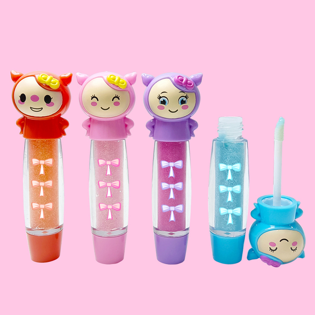 Bálsano de labios de color hidratante de forma linda de niña C2150-10