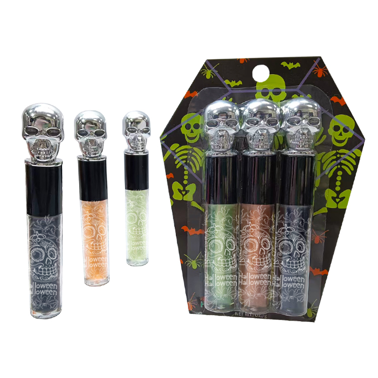 Vagina en forma de calavera Halloween Color de labio húmedo