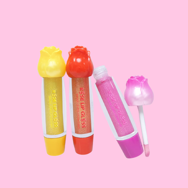 Modelo de brillo de labios hidratante de forma de flor: C2150-7