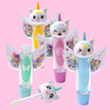 Unicornio hidratante lindo bálsamo labial colorido C2150-3 con alas