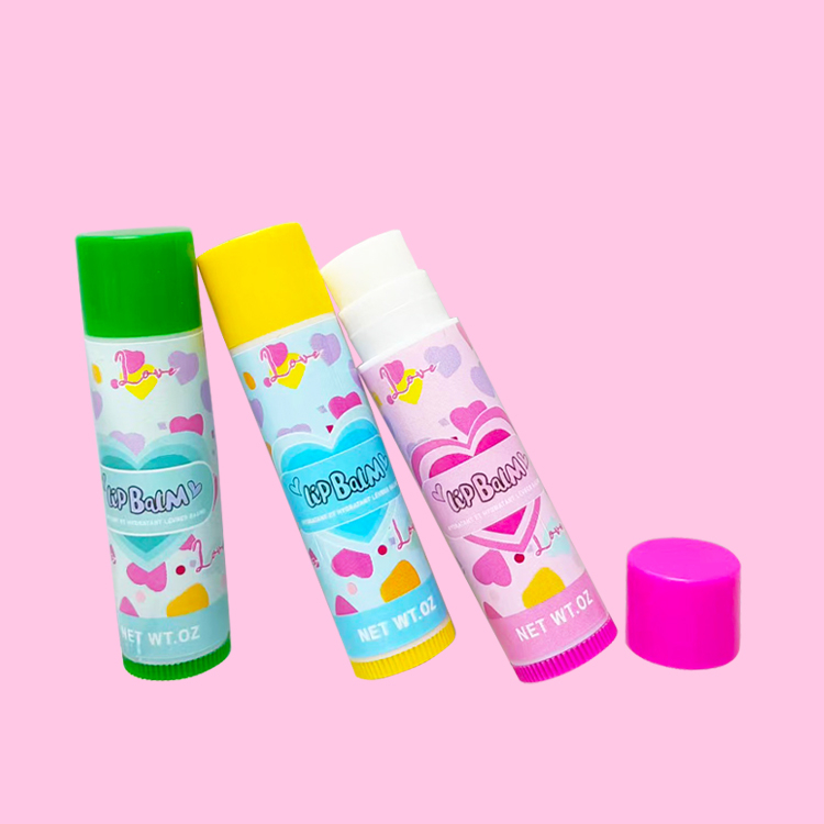 Balm de chapstick Hidratante Color Lip Balm 3pcs/Set Tipo C2131