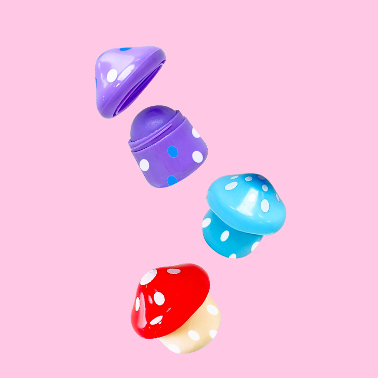 Bálsamo labial grande de hongos