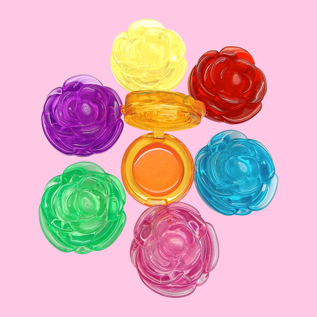 Forma de la flor fruta bálsamo labial C5392