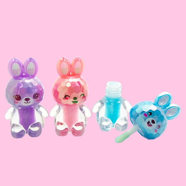 Brillo de labios Mini Animal Diamond Rabbit C2164-2b/C2162-4