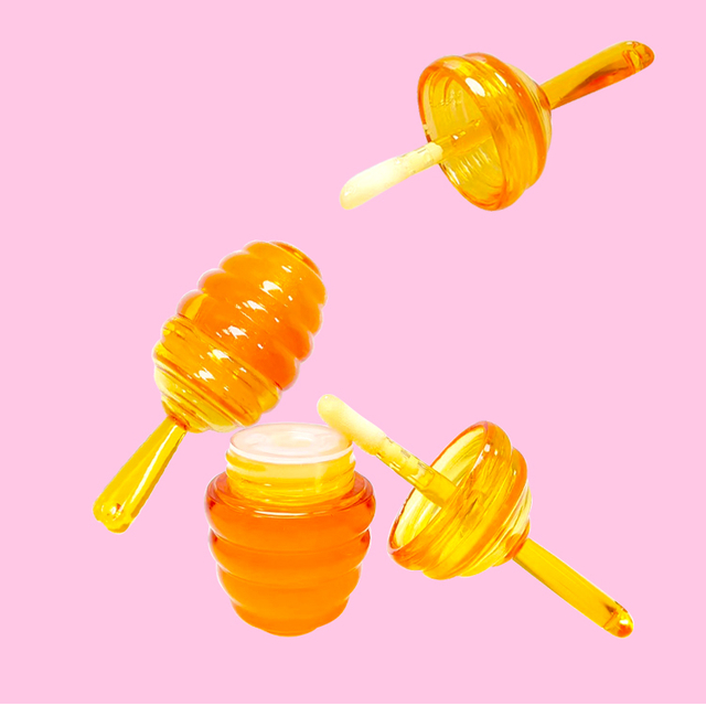 Color de labios hidratante de la olla de miel