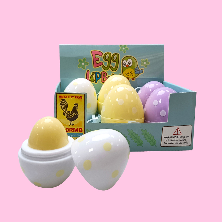 Forma de carácter de huevo hidrata el modelo de bálsamo labial colorido C5470