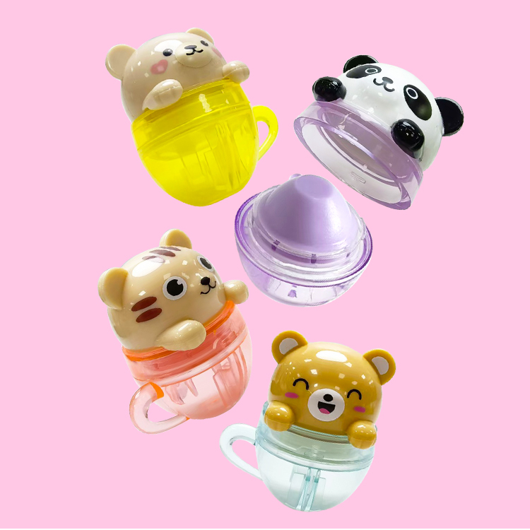 Forma de copa de oso hidratan color de brillo de labios de color: C5549-1