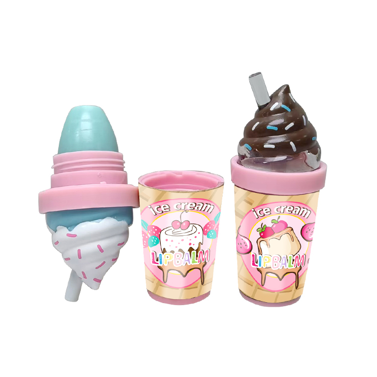 Modo de bálsamo labial hidratado en forma de taza de helado: C5574-5