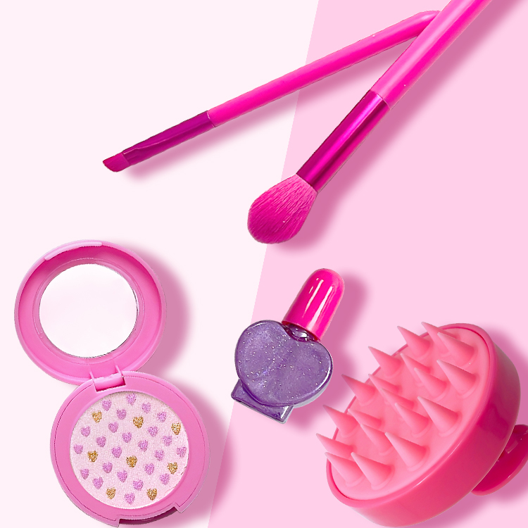 Set infantil Pink Heart Lip Glaze Serie -5