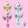 Unicornio hidratante lindo bálsamo labial colorido C2150-3 con alas