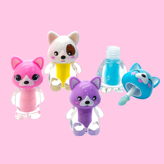 Brillo de labios mini animal perro C2162-1B