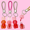 Cadena de llave Rabbit Animal Shape Lip GlossC2160-1