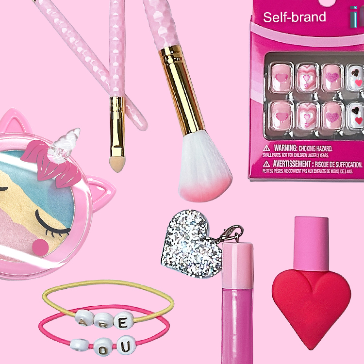 Set infantil Pink Heart Lip Glaze Serie C2109