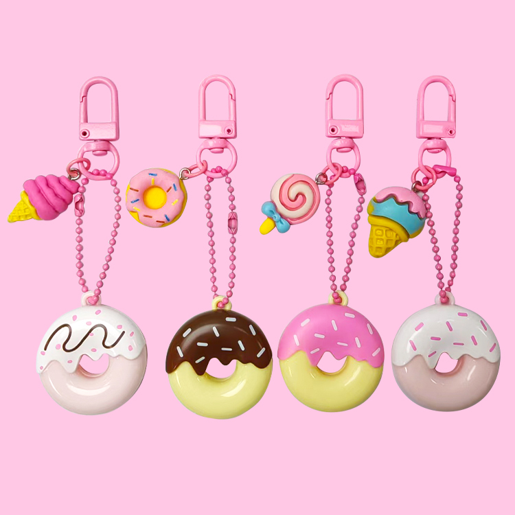 Lindo brillo de labios Mini Charm Donut Modelo: C1230 